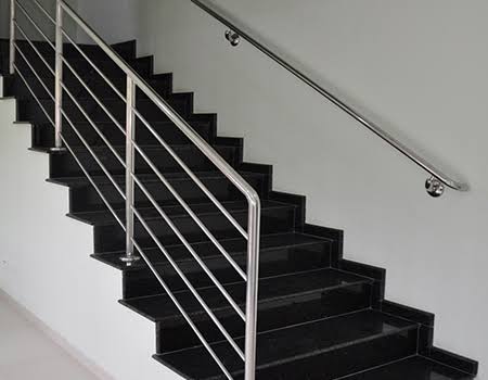 Corrimão e guarda corpo em aço inox de alta qualidade